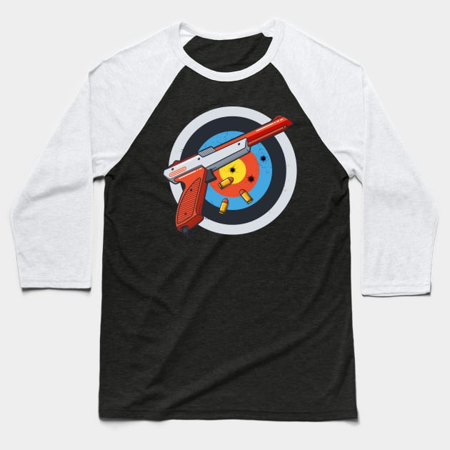 Light Gun Shot Baseball T-Shirt by redwane